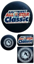 1997 ALL STAR CLASSIC SAINT JOHN, NB CANADA AHL HOCKEY PUCK MADE IN SLOVAKIA