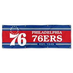 Philadelphia 76ers Large 6 Foot Banner - Picture 1 of 5
