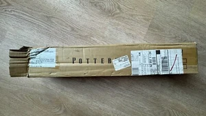 Pottery Barn PB Essential Room Darkening Curtain Rod .75 Small 28-48 Pewter - Picture 1 of 8