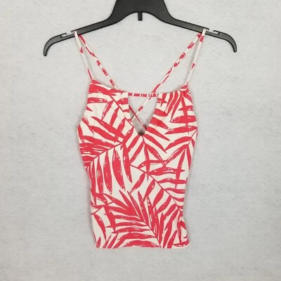 Traje de baño Tankini CARMEN MARC VALVO rosa frente palma ~ talla XS Foto 1 de 4