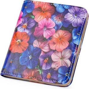 Ultra Slim Thin Small Wallet Women RFID Blocking Mini Compact Clutch 02-025 - Picture 1 of 6
