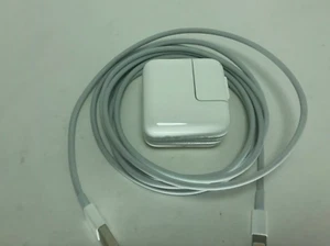 Genuine 12W USB Wall Charger for Apple iPad 4 5 6 9.7 Air Pro with OEM 3ft Cable - Picture 1 of 3