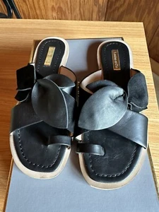 Schwarze Leder Sandalen 7,5 Louise Et Cie - Bild 1 von 5