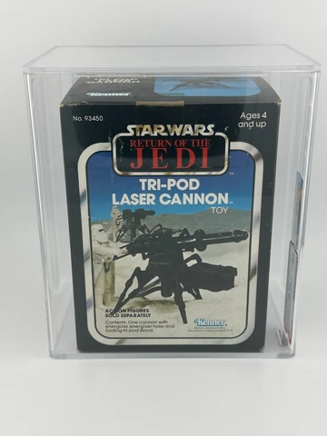 1983 Kenner Star Wars Return of the Jedi Tri-Pod Laser Cannon AFA 80 NM Cover