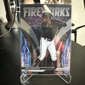 2022 Panini Prizm - Fireworks #F-6 Jazz Chisholm - Picture 1 of 2