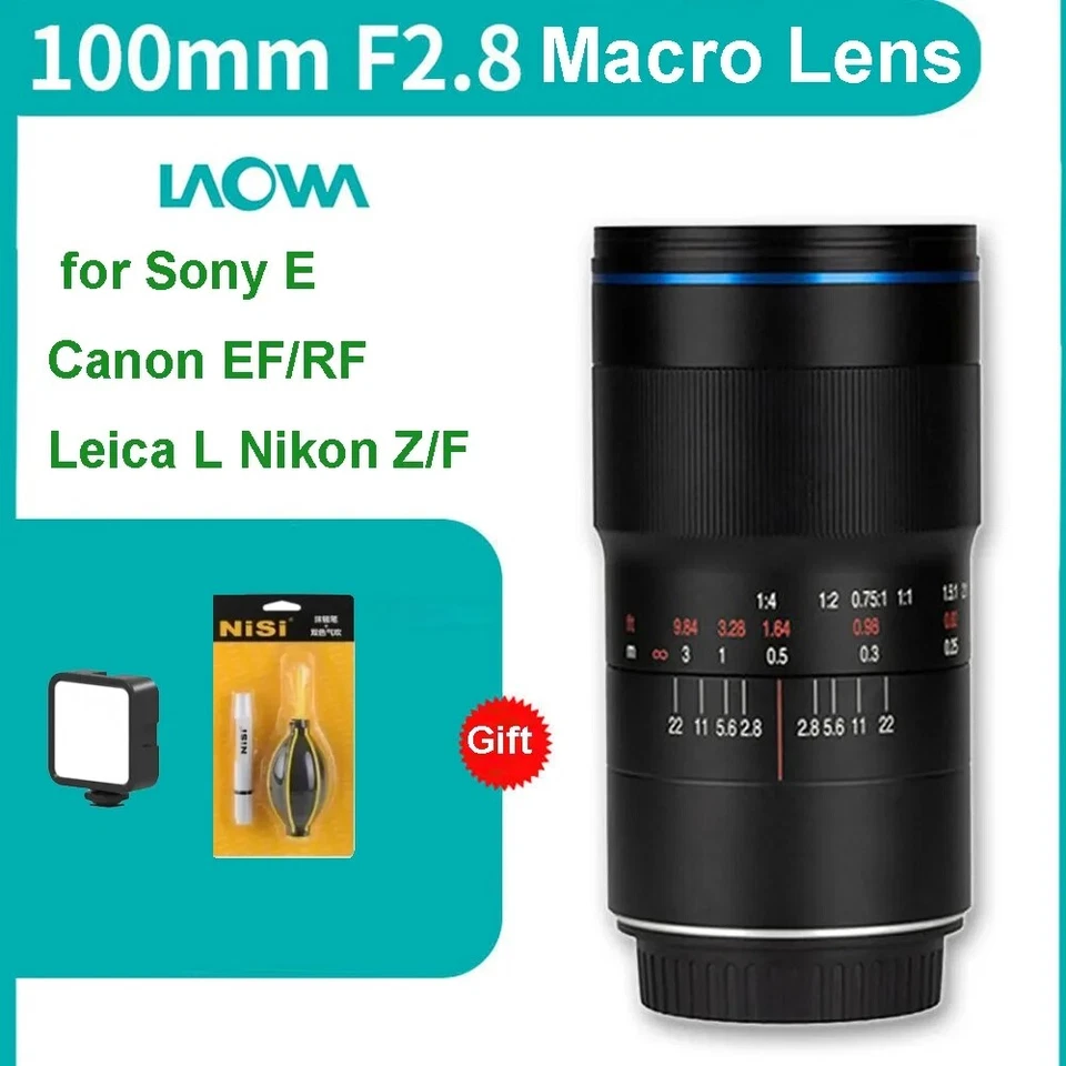 Laowa 100mm F2.8 Ultra Macro APO Lens Full frame for Canon Nikon Sony Leica L  - Image 1 of 4