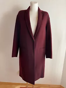 Vince Mantel Wollmantel bordeaux burgunder Gr. S 36 lang klassisch - Bild 1 von 6
