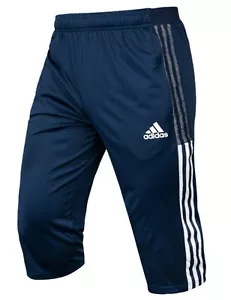 Adidas Herren TIRO 21 Training 3/4 Shorts Hose marineblau Freizeitunterteil Fitnessstudiohose GH4473 - Bild 1 von 6
