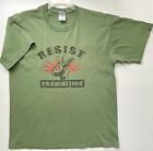 Victory Brewing Company Beer “Resist Prohibition” T-shirt size Large Green