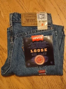 NEW OLD STOCK LEVI'S ORANGE TAB LOOSE 562 JEANS SZ.9 - Picture 1 of 4