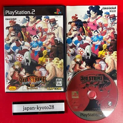 Street Fighter III 3rd STRIKE PS2 Capcom Sony PlayStation 2 jp - Image 1 of 4
