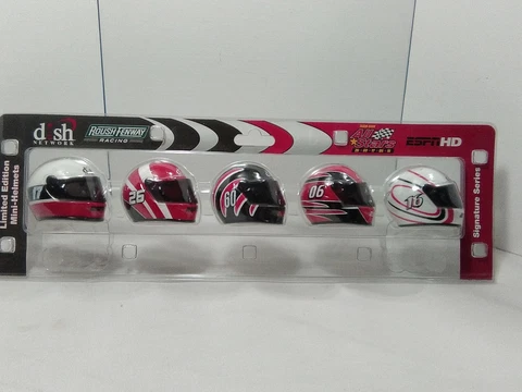 Limited Edition Roush Fenway Racing Dish Network Signature Series Mini Helmets Cover