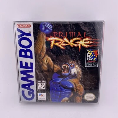 Primal Rage Nintendo Gameboy 100% CIB Complete Box Manual Insert Six Flags - Image 1 of 4