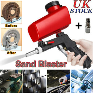 Air Sandblasting Gun Compressor Handheld 1/4" Sand Blaster Shot Media Blasting