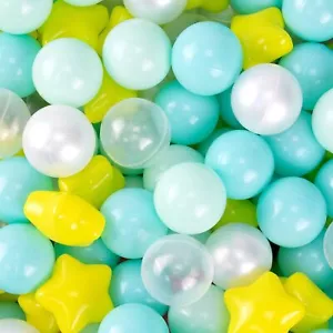 100Pcs Ball Pit Balls for Babies & Toddlers, 2.2" Crush Proof Plastic, Phthal... - Picture 1 of 7