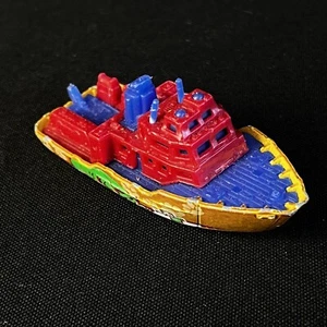 VTG Matchbox 2001 Ice Breaker Red Blue Yellow Boat Ship Mattel Diecast - Picture 1 of 8