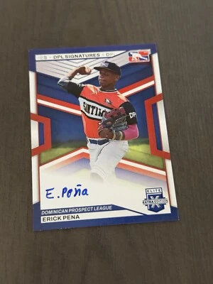 2023 Panini Elite Extra Edition DPL Signatures #DPS-EP ERICK PENA Signed Auto - Image 1 of 2