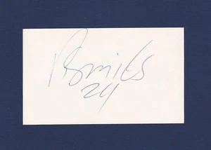 Tarjeta de índice de baloncesto firmada por Rik Smits - Imagen 1 de 1