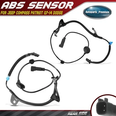 2x Sensor de velocidad de rueda ABS para Jeep Compass Patriot 07-14 Dodge Caliber trasero 4x4 Foto 1 de 4