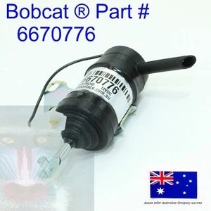 fits Bobcat Fuel Shut off Solenoid Stop 6670776 319 320 321 322 323 324 418 E08 - Picture 1 of 6