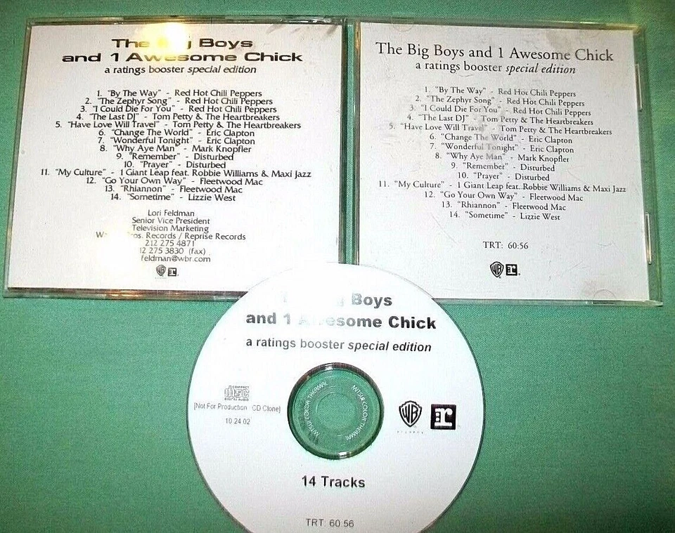 The Big Boys and 1 Awesome Chick       ** PROMO CD **      Red Hot Chili Peppers Foto 1 de 1