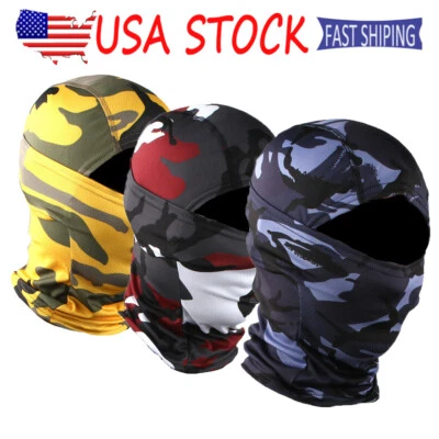 Soft Full Face Mask Military Balaclava Hood Men Baclava for Cycling Ski Hunting