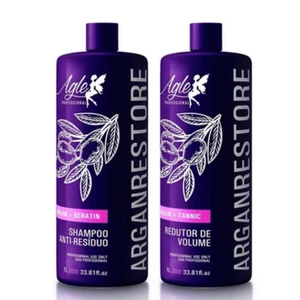 Kit de tratamiento de águila restauradora de argán queratina brasileña 1000 ml 34floz - Imagen 1 de 2