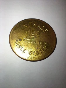 Gloversville, New York John Smith Lebensmittel Einzelsystem $1,00 Handelsmedaille - Bild 1 von 2