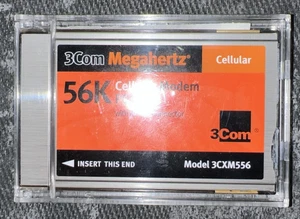 3com Megahertz 3CXM556 56K Cellular Modem PC Card PCMCIA xjack - Picture 1 of 4
