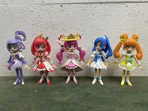 Lote 5 Glitter Force Precure Figura Muñeca Juguete Set Sonrisa Bonita Cura BANDAI - Imagen 1 de 8