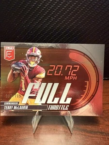Terry McLaurin Full Throttle Insert /799-2025 Panini Elite #19 Commanders (SN) - Picture 1 of 2