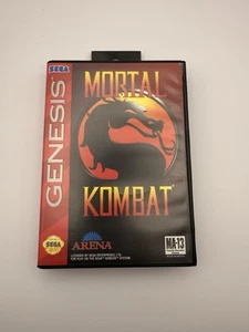 Mortal Kombat (Sega Genesis, 1993) Completo con Manual (manual dañado algunos) - Imagen 1 de 10
