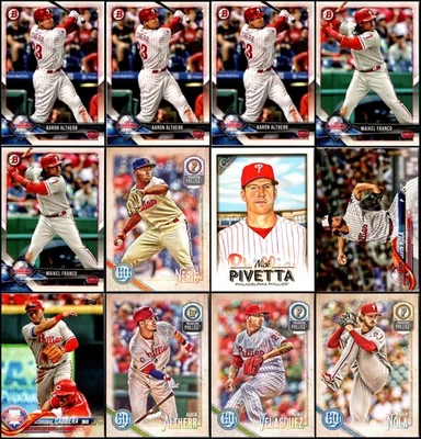 2018 Philadelphia Phillies (77) Card Lot - RARE TREASURE - Image 1 of 4