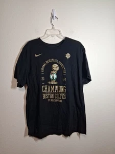 T-shirt Nike NBA Boston Celtics 18X Champions spogliatoio nero oro uomo taglia XXL - Foto 1 di 5