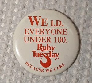 Spilla Spilla Vintage Rubino Martedì Ristorante ID Tutti Sotto 100 Pulsanti - Foto 1 di 4