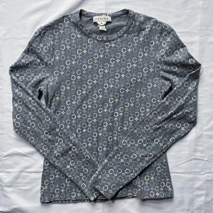 CELINE Macadam Long T-shirt Womens M F/S from Japan - Picture 1 of 5