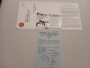 GARELLI 201 GULP FLEX 49 CERTIFICATO CICLOMOTORE NUOVO DA COLLEZIONE TEL.135794 - Imagen 1 de 1