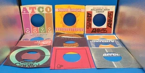 Lot of 12 - 45RPM Record Company Sleeves 1960's / 70's See Both Sides KA3 - Imagen 1 de 9