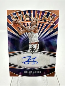2023-24 Phoenix Jeremy Sochan Stellar Signature Auto Red /49 SS-JSC Number Match - Picture 1 of 2