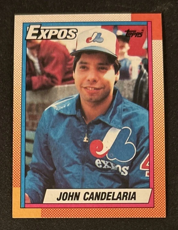 1990 Topps John Candelaria Baseball Card #485 Expos Pitcher VG O/C - Image 1 of 2