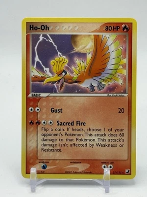 Pokémon TCG - Ho-Oh - 27/115 - Rare - Ex Unseen Forces Light Play LP + J0 - Image 1 of 2