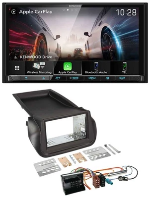 Kenwood MP3 2DIN USB DAB Bluetooth Autoradio für Citroen Nemo Peugeot Bipper - Bild 1 von 4