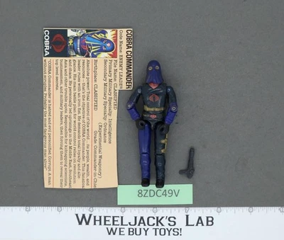 Cobra Commander V2 100% 完整 G.I. Joe 1984 孩之宝复古人偶 — 第 1/2 张图片