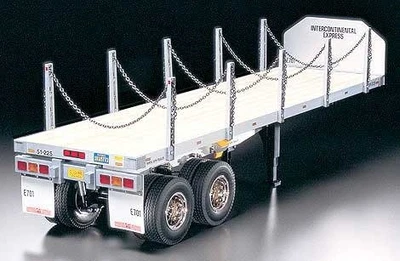 TAM56306  Tamiya 1/14 Scale RC Flatbed Semi Trailer Kit - Image 1 of 4