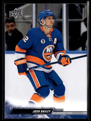 2022-23 Upper Deck #113 Josh Bailey New York Islanders - Image 1 of 2