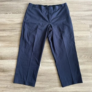 LL Bean Classic Fit Straight Leg Dress Pants Navy Blue Men’s 42 - Picture 1 of 17