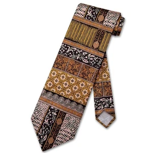 Antonio Ricci SEIDE Krawatte Made in ITALY Geometrisches Design Herren Krawatte #3106-1 - Bild 1 von 2