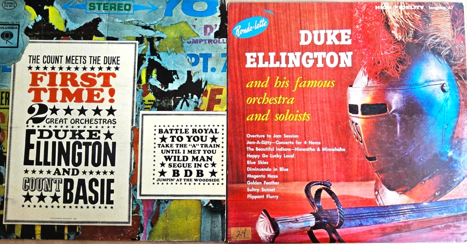 Duke Ellington album 1959 & Duke with Count Basie - First Time 1962 - Image 1 of 4