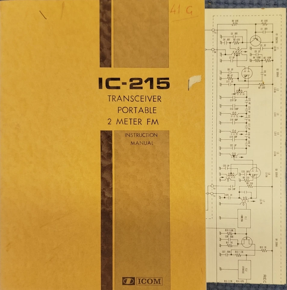 Ricetrasmettitore ICOM IC-215 manuale - Immagine 1 di 1