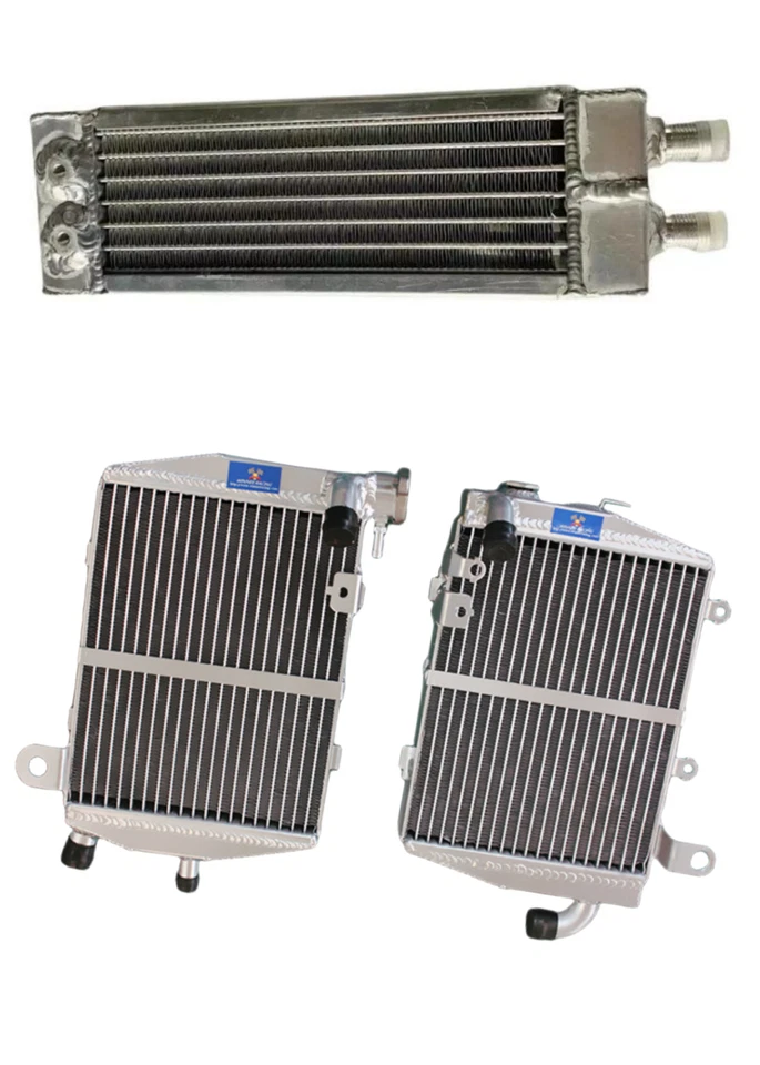 Radiadores de aluminio + enfriador de aceite apto para Honda RC51 RVT1000R SP1 2000-2001 Foto 1 de 4